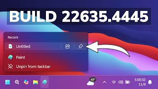 New Windows 11 Build 226354445  New Taskbar Start Menu File Explorer Changes and Fixes Beta [upl. by Delgado]