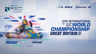 FIA Karting World Championship OKJuniorOKN 2024 PFIUK TV Highlight [upl. by Solita]