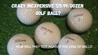 Kirkland Signature Golf Ball Vs 1 Ball in Golf [upl. by Aleunamme]