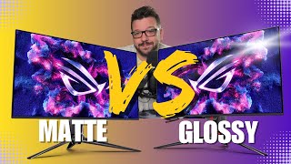 Matte vs Glossy OLED ASUS PG32UCDM vs PG32UCDP Which one wins [upl. by Phare]