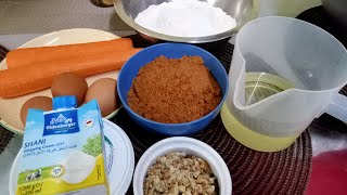 Live making carrot cake [upl. by Aehsrop125]