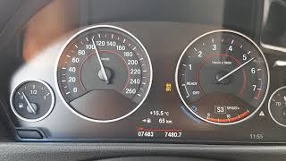 BMW F30 330i xDrive 252PS przyspieszenie 0100 acceleration 0100 [upl. by Aurelie]