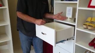 How to Remove A Drawer with Full Extension Guides [upl. by Nevaed959]