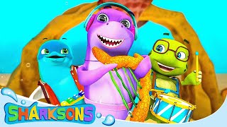 Under The Sea  The Sharksons  Songs for Kids  Nursery Rhymes amp Kids Songs [upl. by Majka370]