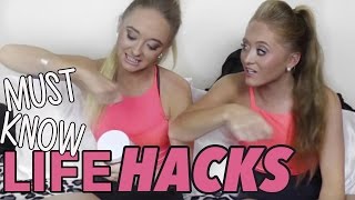 Must Know Life Hacks  Teagan amp Sam [upl. by Vokay]