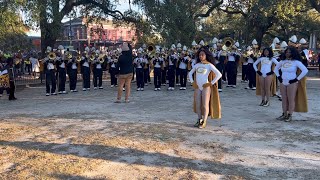 Greenville High School Marching Band 2024 Pre Orpheus Parade In New Orleans [upl. by Saunder]