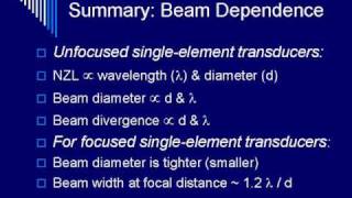 Physics of Ultrasound Transducers  Segment 4 [upl. by Magbie]