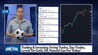 Trading amp Investing Swing Trades Day Trades Levels On Gold Oil Natural Gas For Today giveaway [upl. by Nylesor]