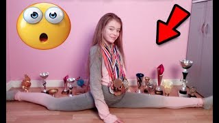 MY CUPS AND MEDALS MES COUPES ET MEDAILLES  GYMNASTICS GYMNASTIQUE [upl. by Kuth]