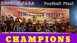 Seminthon Trophy Football Final Resubelpara 2023 [upl. by Martica678]