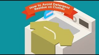 Eliminate Detergent Residue on Clothes From a TopLoad Washer [upl. by Yemerej49]