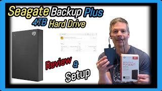 Seagate Backup Plus 4 TB External Hard Drive Review and Setup With a 7Year User [upl. by Eloc811]