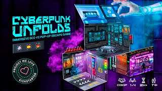 Essen Spiel 24 Cyberpunk Unfolds  Presentación [upl. by Ahseuqal856]