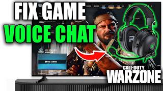 How To Fix Game Voice Chat amp Mic Not Working In Warzone 4 [upl. by Hufnagel]