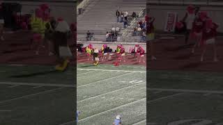 Atascocita Eagle🦅 Mascot leads the charge running🏃 w the flag waving overhead txhsfb viralvideo [upl. by Odracer]