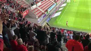 01092019 Sfeer RAFC fans in Zulte Waregem [upl. by Leamaj717]