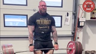 Hafthor Set A New Deadlift PR [upl. by O'Driscoll]