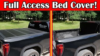 Best Folding Bed Cover Leer HF650M Bed Cover Review and Install on GMC LZ0 Diesel [upl. by Akamaozu876]