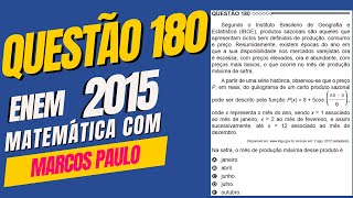 Matemática Enem 2015 Segundo o Instituto Brasileiro de Geografia e Estatística IBGE produtos [upl. by Ede]