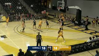 WBB vs Carroll Highlights 11624 [upl. by Acemahs]