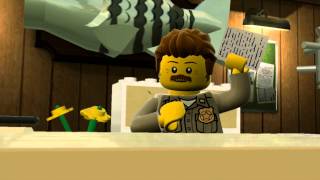 LEGO City Undercover  Chap 9 Chase Frank Honey Sheriff Huckleberry Squirrel Scene 1080 HD Wii U [upl. by Streeto941]