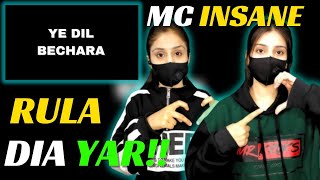 MC Insane  Ye dil bechara  The Heal Album  2024  BPREACTION [upl. by Filmer]