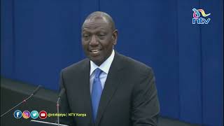 President William Ruto addresses the European Parliament FULL SPEECH [upl. by Henghold]