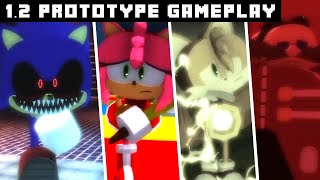 SonicExe The Disaster 12 PROTOTYPE Gameplay [upl. by Nibbor]