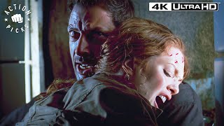 Pushed Over The Cliff Jeff Goldblum Julianne Moore  The Lost World Jurassic Park 4k HDR [upl. by Ylrehs]