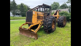 1987 John Deere 640D Log Skidder For Sale In Maine [upl. by Tandi]