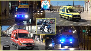 PORTUGAL  Lisbon Emergency Vehicles compilation [upl. by Redman]