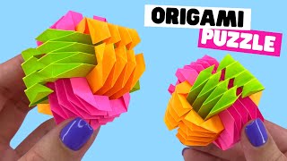 How to make origami PAPER TOY origami cube modular origami [upl. by Ojok618]