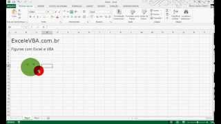 Como Usar Figuras Com Excel e VBA [upl. by Ygief]