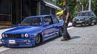 GTA 5 Mzansi edition With Realistic graphics BMW E30 Gusheshe [upl. by Doralin]