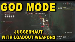 GOD MODE XP CAMO GLITCH Juggernaut with loadout weapons glitch tutorial warzone season 6 purgatory [upl. by Merkle563]