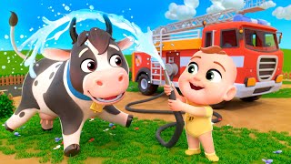 Firetruck Song  Rescue Vehicles for Kids  Lalafun Nursery Rhymes amp Kids Songs [upl. by Galina]