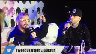 COMO COMPONEN SUS CANCIONES NICKY JAM Y J BALVIN  PREMIOS BILLBOARD [upl. by Arok]