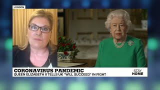 Coronavirus  Covid19 Queen Elizabeth II tells UK will succeed in fight [upl. by Jan]