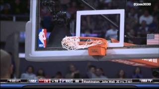 Blake Griffin Posterizes Kendrick Perkins  Thunder  Clippers 1302012 [upl. by Silloc]