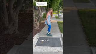 2 rollerblading skills for safety and speed 🐢🐇🙌 inlineskating tipsandtricks [upl. by Aid]