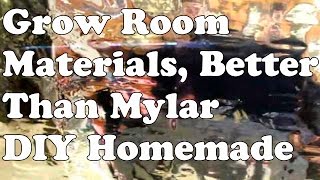 Grow Room Materials Better Than Mylar DIY Homemade [upl. by Onid]