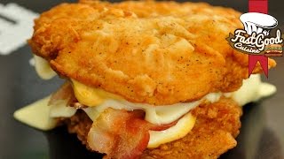 Double Down KFC la recette  FastGoodCuisine [upl. by Newell644]