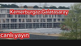 Galatasaray Kemerburgaz tesisleri inşaatı son durum canlı yayın yakın çekim video sonlarında vardir [upl. by Tally]