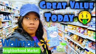 Its The Great Value Food Items For Me At Walmart 🤑 [upl. by Lerual]