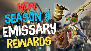 NEW EMISSARY LEDGER REWARDS  Sea Of Thieves Season 9 [upl. by Adnak243]