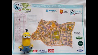 Pomorze Sprint Cup 2024 urban orienteering Stage 2 Kwidzyn Centrum 25 May 2024 [upl. by Raffin]