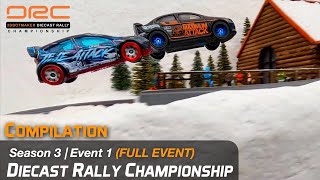 DRC Season 3 Event 1 FULL EVENT Diecast Rally Racing [upl. by Guibert]