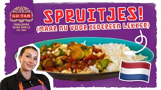 Spruitjes met spekjes paprika en rijst  Sabines Favorites  GoTan [upl. by Nospmas488]