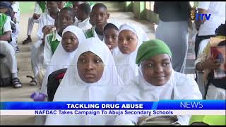 Tackling Drug Abuse NAFDAC Takes Campaign To Abuja Secondary Schools [upl. by Nivrem711]