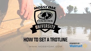 How To Set A Trotline  Mossy Oak University [upl. by Lat]